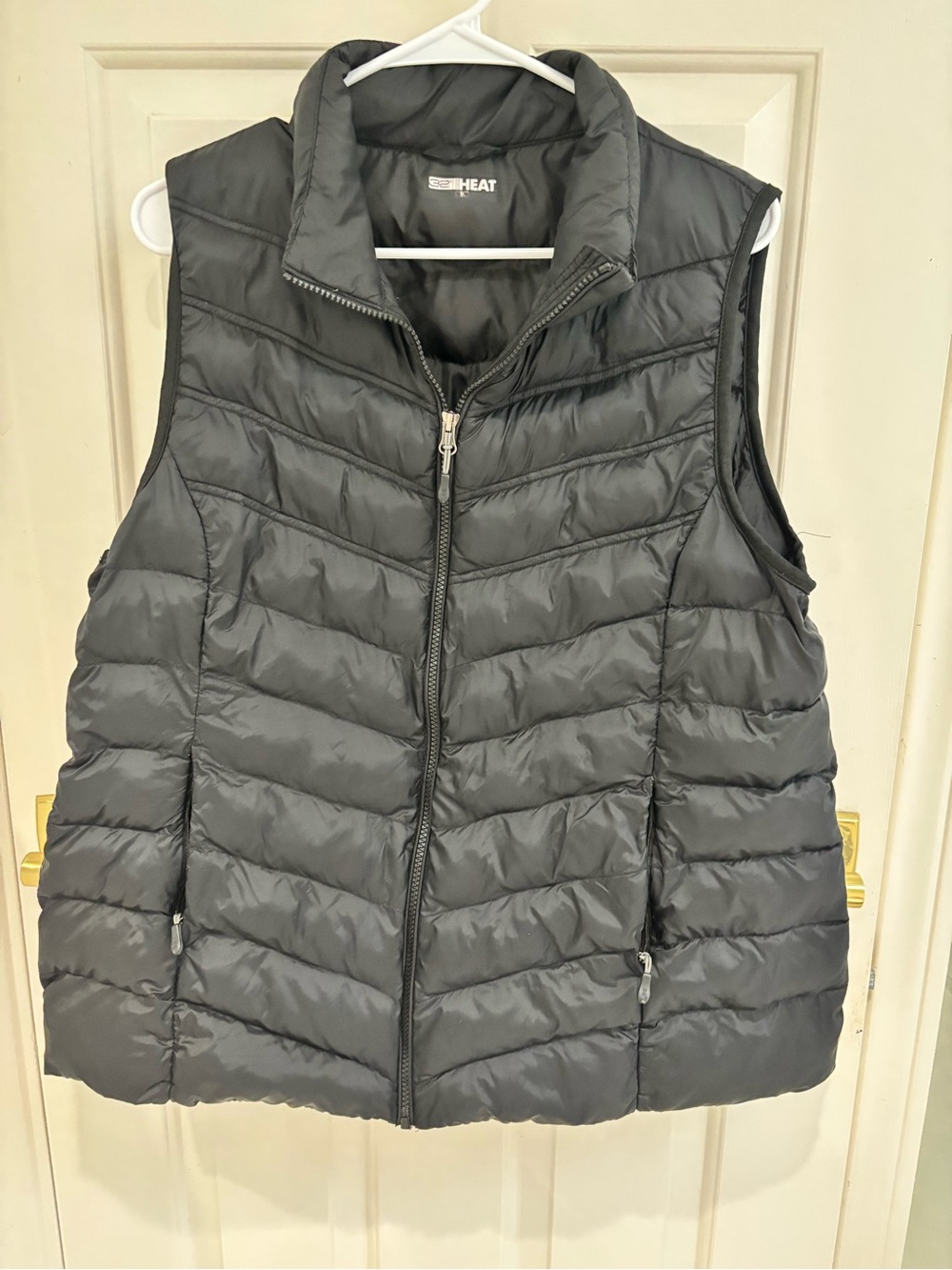 32 degrees Heat Insulated Quilted Vest - Charcoal Gray